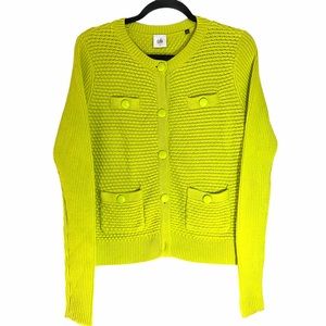 Cabi Women's Sweater Size L Lime Green